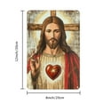 thumbnail image 2 of 1pc Divine Mercy Sacred Heart of Jesus Metal Tin Sign, Classic Style Wall Hanging Decorative Plaque, Multipurpose Vintage Religious Art for Home, Office, and Bar - 8x12 inch, Home Decoration, 2 of 8