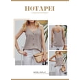 thumbnail image 4 of HOTAPEI Tank Tops for Women Spaghetti Strap V Neck Button Down Cami Tank Top Casual Shirts, 4 of 5
