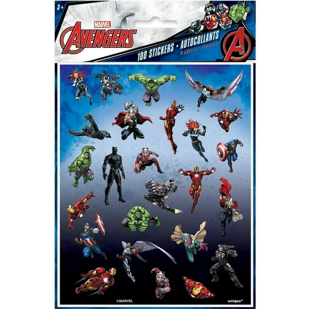 Avengers Sticker Sheets 4ct