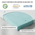thumbnail image 2 of Hawsaiy 3 Inch Memory Foam Mattress Topper,Gel-Infused Cooling Bed Topper,Pressure Relief,CertiPUR-US Certified,King, 2 of 9