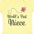 thumbnail image 4 of Inktastic Worlds Best Niece Girls Baby Bodysuit, 4 of 5