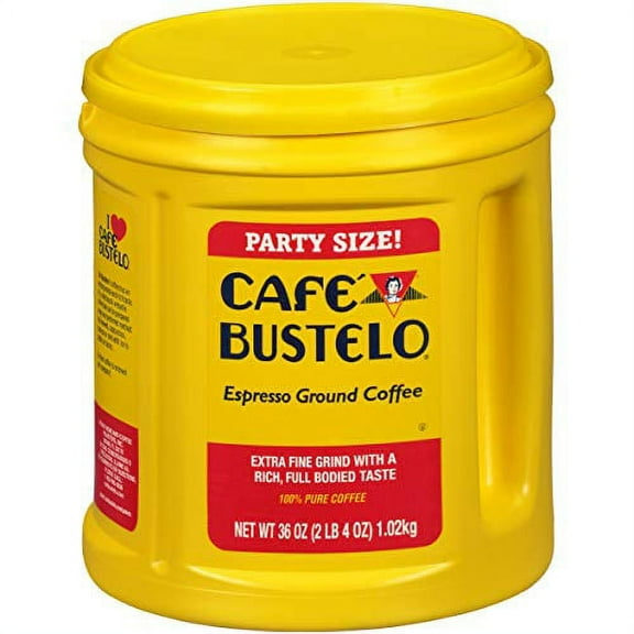 Café Bustelo Espresso Ground Coffee, 36 oz Party Size Canister