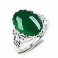 thumbnail image 2 of MATROOY 10pcs Wholesale Bulk Lots Mixed Agate Color Natural Stone Alloy Women Rings, 2 of 9