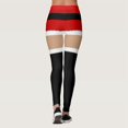 thumbnail image 6 of Christmas Leggings for Women Elastic High Waist Slim Fit Funny Santa Claus Print Tights Pants Workout Yoga Pants, 6 of 9