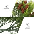 thumbnail image 5 of BESTYASH Faux Evergreen Branches Green Plants Assorted Color 5Pcs Decoration, 5 of 8