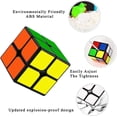 thumbnail image 4 of Cubo de velocidad 2x2, juguete clásico de rompecabezas de cubo 2x2 (negro) Competencia de cubo de velocidad Principiantes Educación temprana Entrenamiento para niños, 4 of 5