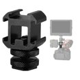 thumbnail image 2 of 3 x 3 Hot Shoe Mount Holder Bracket Adapter for LED Light Monitor Microphone Camera, 2 of 5