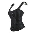 thumbnail image 2 of Tuosodrolic Womens Lace Up Corset Tops Overbust Corsets Plus Size Renaissance Bustiers Sexy Gothic Corset Vintage Corsets, Women's Corset Tops, Women Gothic Bustiers, 2 of 6