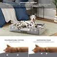 thumbnail image 3 of Cama ortopédica Codi para perros grandes con espuma viscoelástica impermeable y funda extraíble color gris, 3 of 5