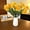 B, variant on Artificial Daffodils Flowers, Spring Artificial Flowers, Faux Flower Decor for Home Garden Office Wedding Party Easter Decorations