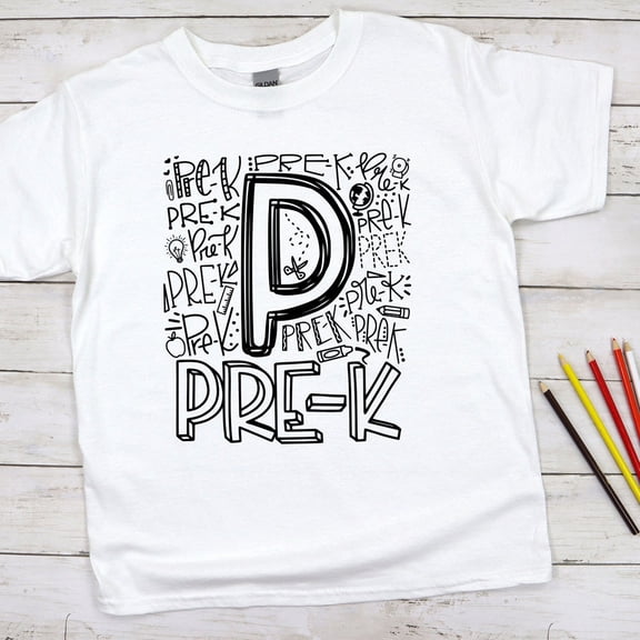 Pre K Shirt, Kids Back To School Prek Shirt, Pre K First Day Of School Toddler Shirt TODDLER SHORT SLEEVE TEE BELLA CANVAS 3001T