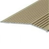 Thermwell H1591FB-6 2 x 72 in. Fluted Aluminum Carpet Bar, Gold
