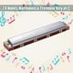 thumbnail image 3 of Suzuki Study-24 24 Holes Harmonica Tremolo Key of C with Cleaning Cloth Box Musical Instrument for Beginner Student, 3 of 4