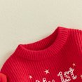 thumbnail image 6 of Cjfdfy TNewborn Baby Boy Girl Christmas Sweater My 1St Christmas Embroidery Long Sleeve Knitted Pullover With Colorful Fur Balls Cute Christmas Party Holiday Sweater Outfit 0-1Y, 6 of 9