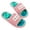 Pink, variant on 1 Pair Acupressure Foot Massage Slippers Acupuncture Acupoint Massage Sandals Shoes Reflexology Health Shoes for Women Popular in The World
