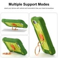 thumbnail image 2 of Allytechgroup Military-Grade Phone Case for Apple iPhone 16e, Heavy Duty iPhone 16e Cover with 360° Ring Kickstand, Shockproof TPU+PC Bumper, Raised Edges, Drop Protection, Avocado, 2 of 5