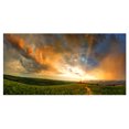 thumbnail image 2 of Majestic Sunset with Storm Clouds - Landscape Artwork Canvas, 2 of 3
