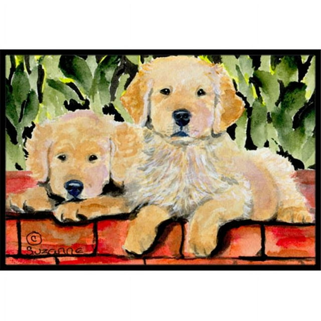 Carolines Treasures SS8908JMAT 24 x 36 in. Golden Retriever Doormat