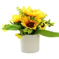 thumbnail image 1 of Flor falsa girasol pequeño bonsái simulación creativa de interior plantas verdes pequeños adornos plantas en macetas, 1 of 5