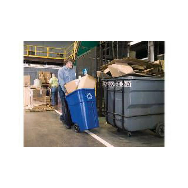 50 Gal Blue Rollout Container 50 Gal Blue Rollout Container