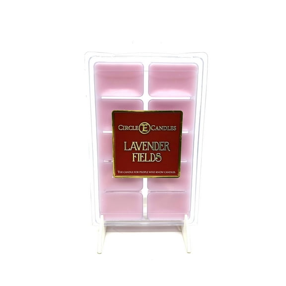 Circle E Candles Wax Melt Tart, Lavender Fields Scent, Pack of 10 Tarts