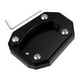 thumbnail image 1 of Juego de soporte lateral para motocicleta, almohadilla de placa de aleación de aluminio negra, apto para Kawasaki Zx4rr 2023, 1 of 1