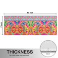 thumbnail image 5 of Kitchen Rugs Sets Of 2,Colorful Pioneer Flower Pattern Anti Fatigue Kitchen Mat Rugs Non Slip Washable,Decorative Kitchen Floor Mats for Kitchen,Sink,Laundry,17"X47", 5 of 5