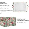thumbnail image 2 of Coolnut Watercolor Cheery Foldable Canvas Storage Bin, Sturdy Fabric Storage Basket with Handles, Storage Cube Box for Organizing Shelf Nursery Toy Closet 1PCS#1082 Home Decor, 2 of 7