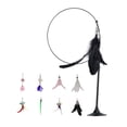 thumbnail image 4 of Bunblic Cat Teaser Toy Flexible Exerciser Handheld Teaser Toy for Prowl Jump black, 4 of 8