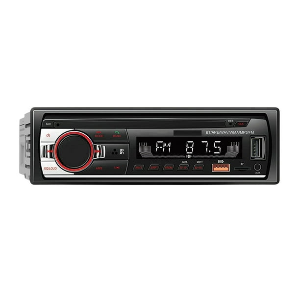 Radio digital FM estéreo para automóvil Kuymtek Entrada Auxiliar 12 V azul