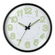 thumbnail image 1 of Reloj de pared de 12 pulgadas, reloj luminoso que no hace tictac para la sala de estar del dormitorio (negro), 1 of 2