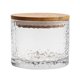 thumbnail image 1 of Lata De Hojas De Té, Lata De Comida De Vidrio Transparente Con Tapa De Sello De Madera, Frijoles, Condimentos, Nueces, Soporte Para Cocina, Contenedores De Sello De Comida Seca seitruly HA025845-01, 1 of 7