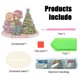 thumbnail image 5 of Kit de adornos de mesa con pintura de diamantes de madera para decoración del hogar, oficina y mesa de Navidad, 5 of 7