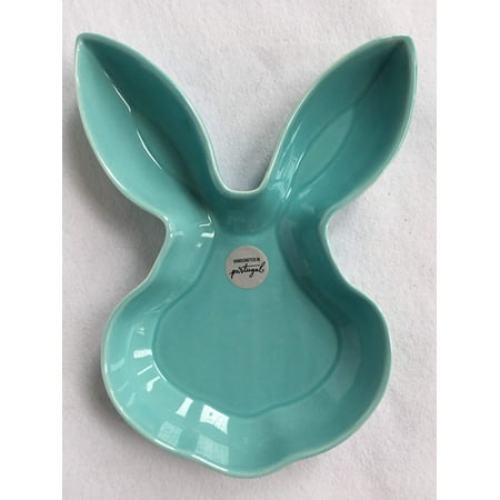 Easter Bunny Face Large Ceramic Dish