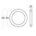 thumbnail image 3 of Unique Bargains O-Rings Nitrile Rubber 20mm x 24mm x 2mm Seal Rings Sealing Gasket 50pcs, 3 of 3