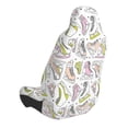 thumbnail image 4 of Lsque Pink skates Pattern Car Seat Covers for Front Seats , Waterproof Seat Covers for Cars, Sporty Front Seat Covers,Car Seat Cover Protector Front Seats, 4 of 5