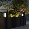 thumbnail image 5 of Ozarke Solar Lumina Pillar Lamp, Weather-Resistant Solar Powered Outdoor Lamp for Patio Lights & Garden Decorations - Black, 5 of 7