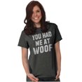 thumbnail image 4 of Had Me At Woof Pet Owner Cute Puppy Men's Graphic T Shirt Tees Brisco Brands S, 4 of 6