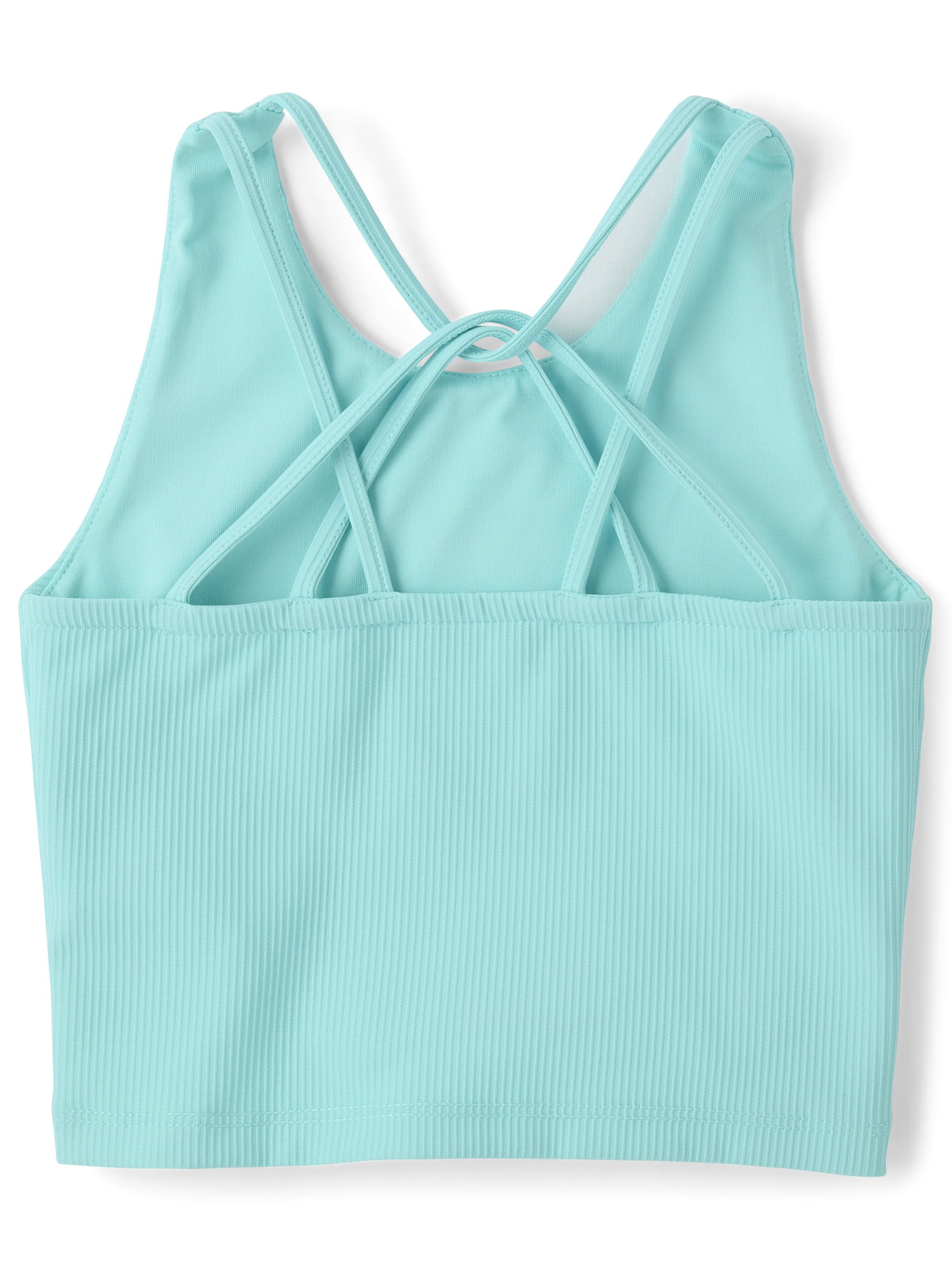 The Children's Place Girls Sleeveless Quick Dry Cross Back Ribbed Tank Top, Sizes XS-XXL