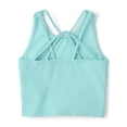 thumbnail image 2 of The Children's Place Girls Sleeveless Quick Dry Cross Back Ribbed Tank Top, Sizes XS-XXL, 2 of 4