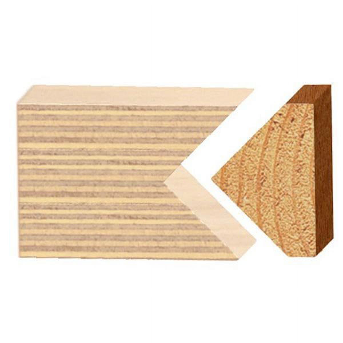 Whiteside 3400 Edge Banding Router Bit Set for Woodworking - 1/2"SH, 3/4"CL, 1-1/2"CD