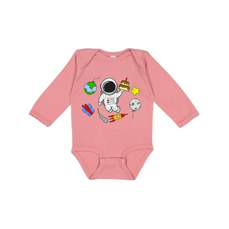 

Inktastic Astronaut Birthday Gift Baby Boy or Baby Girl Long Sleeve Bodysuit