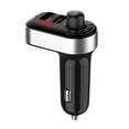 thumbnail image 2 of Heliisoer Dual USB In-Car Adapter Wireless Bluetooth USB Charger Hands Free Transmitter, 2 of 2