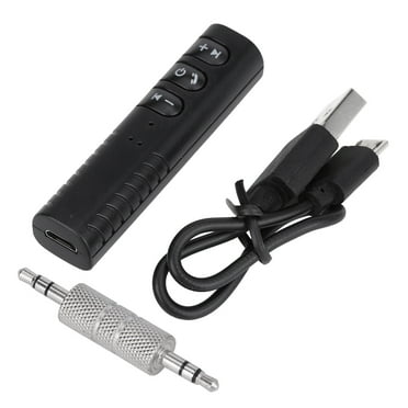 3.5mm Bluetooth Stereo Headphone Earphone Audio Receiver Adapter Converter (Black)
