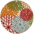 thumbnail image 2 of Nourison Aloha Indoor/Outdoor Green 10' x round Area Rug, (10 Round), 2 of 9