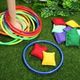 thumbnail image 3 of MOVTOTOP 1 Set Bean Bag Toss Game Throwing Plaything Bean Bags Rings Party Games Teamwork Game Props, 3 of 7