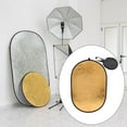 thumbnail image 6 of Rushawy Collapsible Light Reflector Compact 2 in 1 Photography Reflector for Outdoor S Gold, 6 of 9