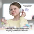 thumbnail image 2 of Disney StoryPhones Storytelling Foldable Bluetooth Kids Headphones, Intro Bundle with Mickey Mouse Story Disk Rose Pink, 2 of 8