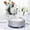 Silver, variant on Tableclothsfactory Silver Round Embossed Metal Cake Plateau Stand Riser Wedding Dessert Display Plate