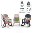 thumbnail image 3 of BrylaneHome Oversized Resin Rocker, 3 of 4